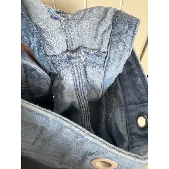 Rag & Bone Womens Shorts Sz 23 Slim Fit High Rise Powder Blue Cotton - Picture 10 of 10